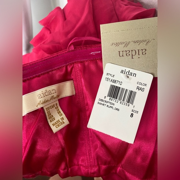 aiden Aiden Mattox NWT Elegant Strapless Pink Dress PICTURED AS IS - Picture 4 of 10